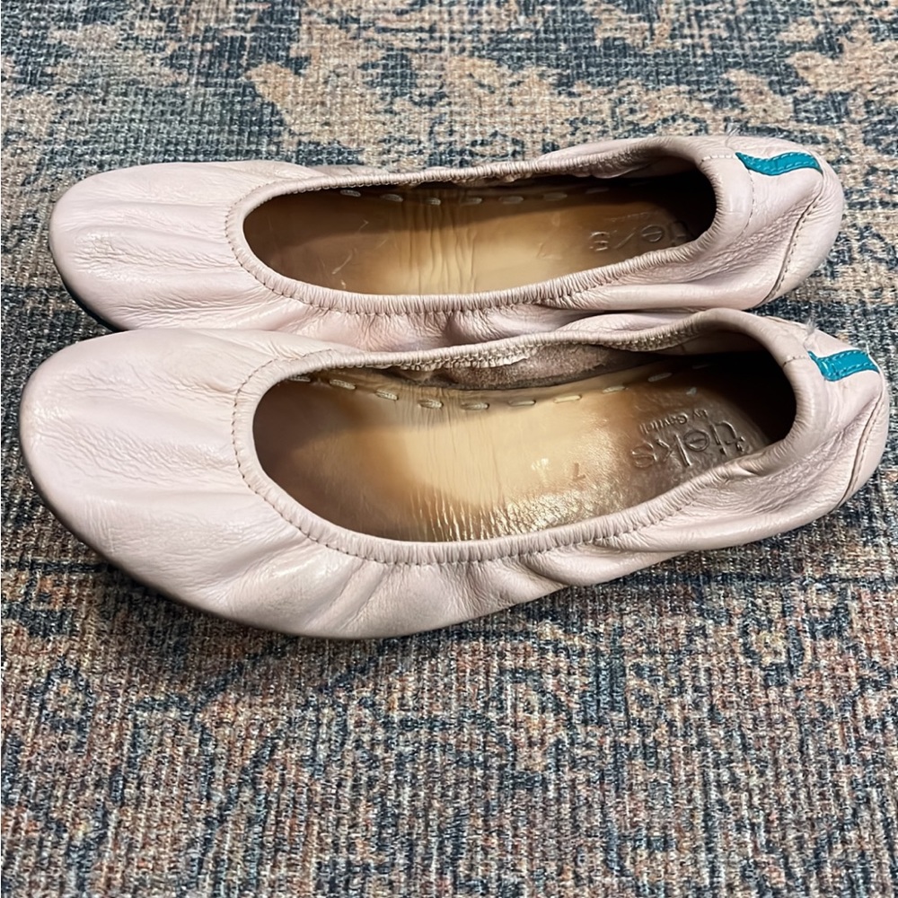Tieks Womens Ballerina Pink Flats size 7
